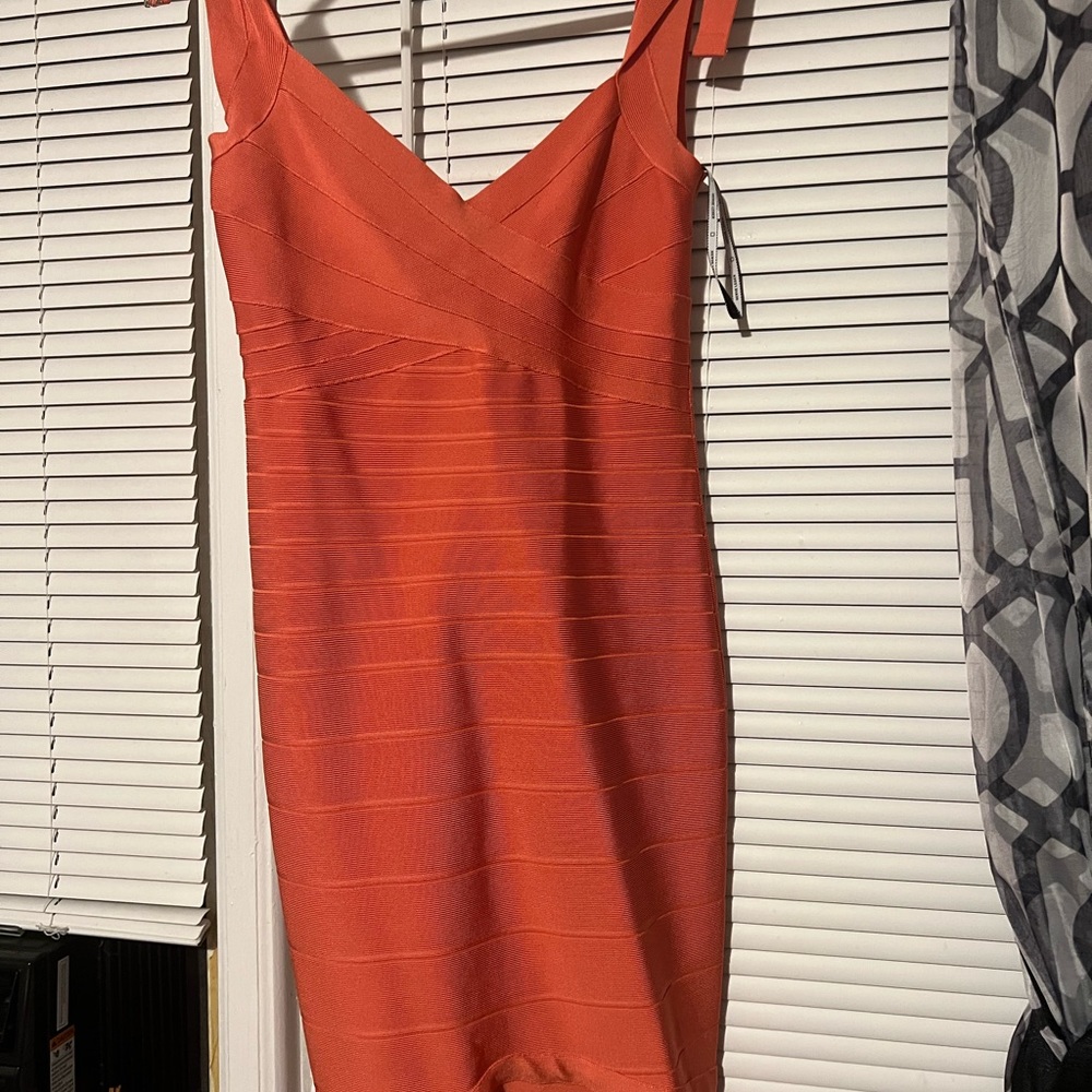 Hervé LégerBandage Sweetheart Flare Hem Dress sale  because the tag is missing